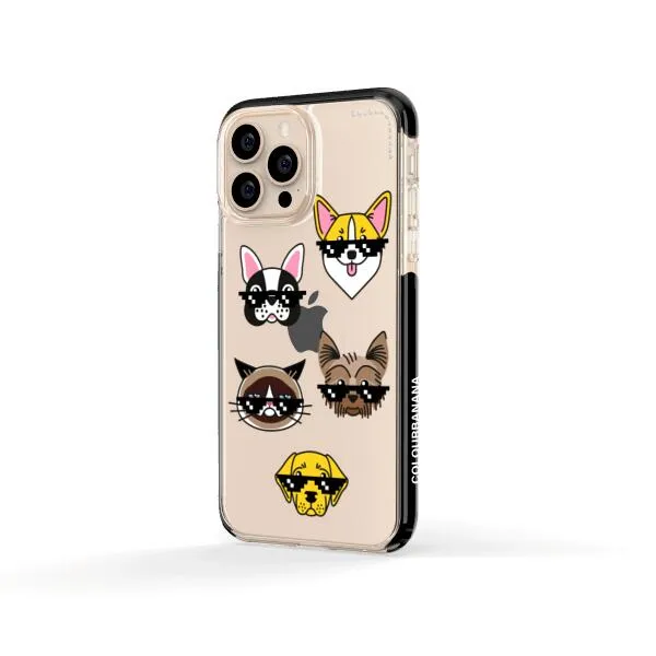 iPhone Case -  Dogs With Glasses