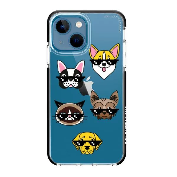 iPhone Case -  Dogs With Glasses