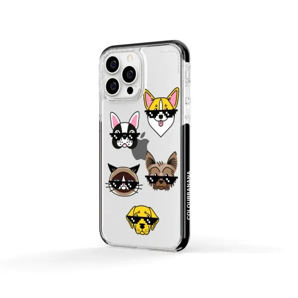 iPhone Case -  Dogs With Glasses