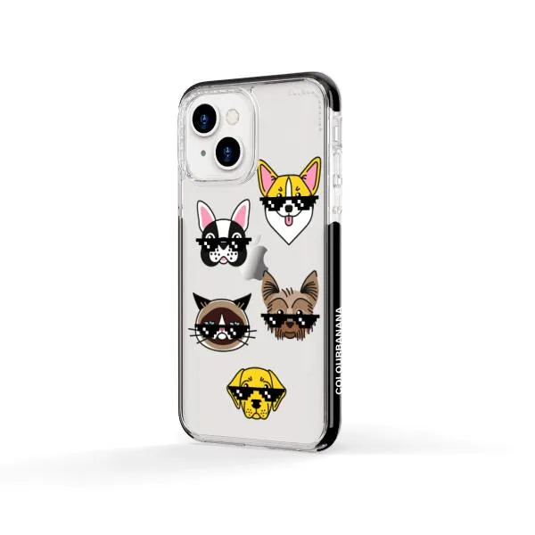 iPhone Case -  Dogs With Glasses