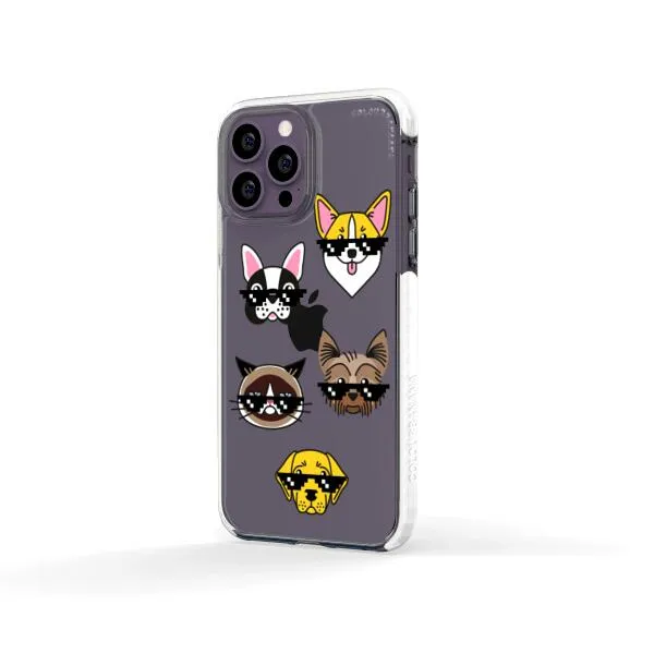 iPhone Case -  Dogs With Glasses