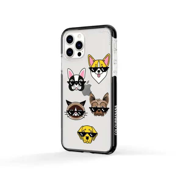 iPhone Case -  Dogs With Glasses