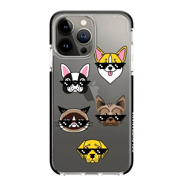 iPhone Case -  Dogs With Glasses