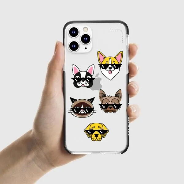 iPhone Case -  Dogs With Glasses