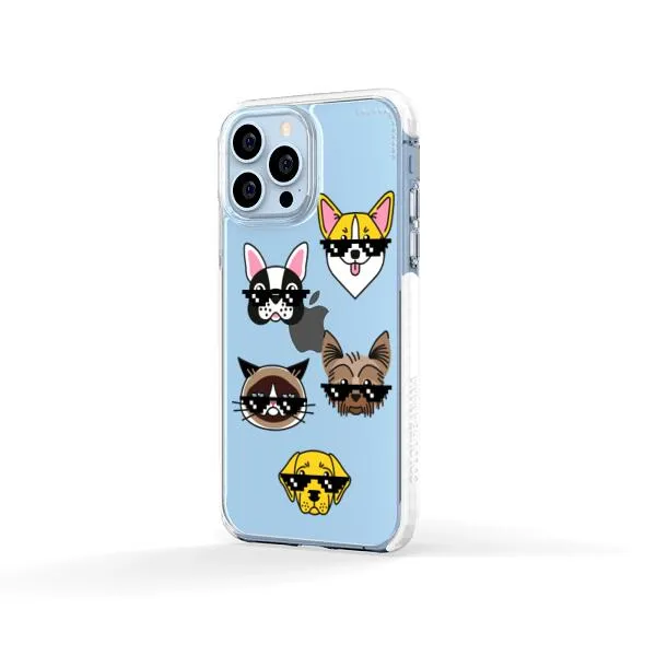 iPhone Case -  Dogs With Glasses