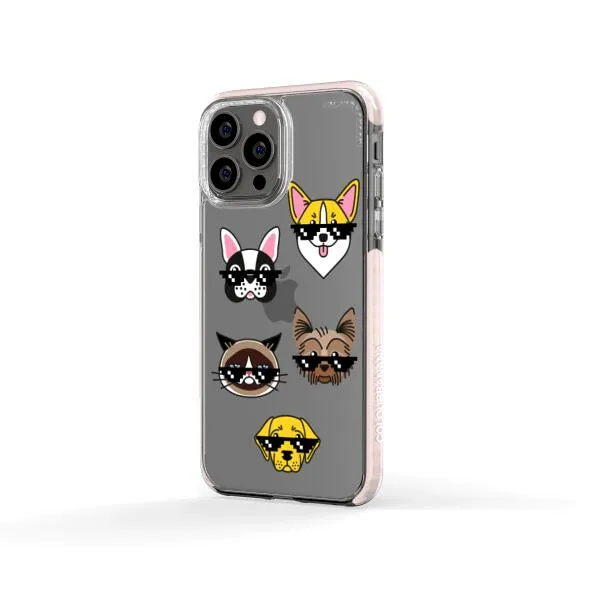 iPhone Case -  Dogs With Glasses