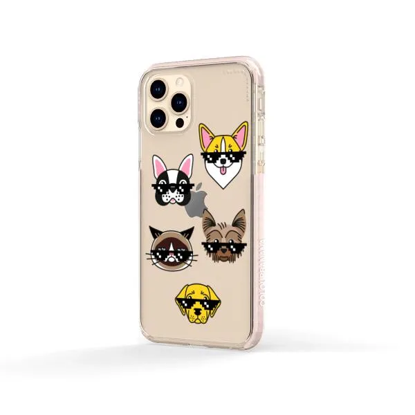 iPhone Case -  Dogs With Glasses