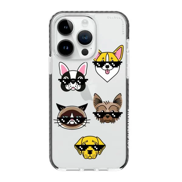 iPhone Case -  Dogs With Glasses