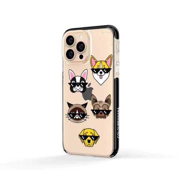 iPhone Case -  Dogs With Glasses