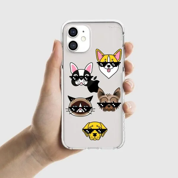 iPhone Case -  Dogs With Glasses