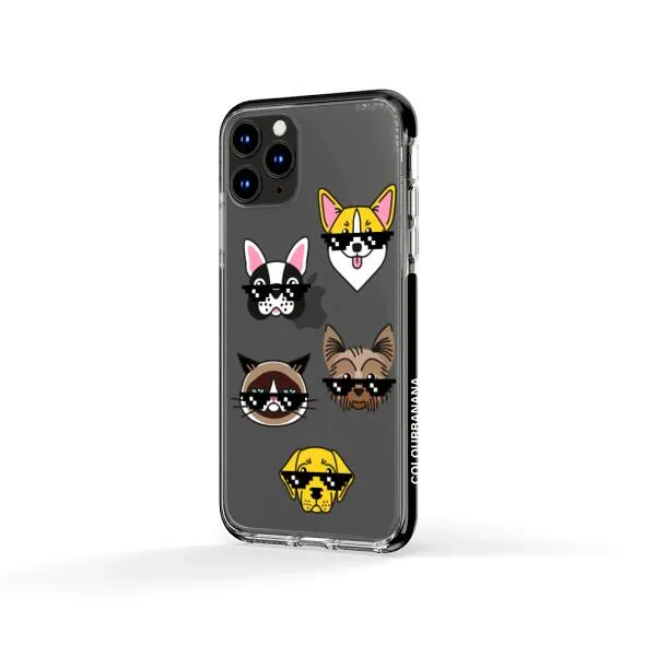iPhone Case -  Dogs With Glasses