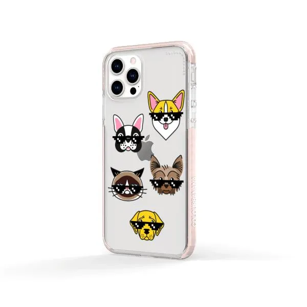 iPhone Case -  Dogs With Glasses