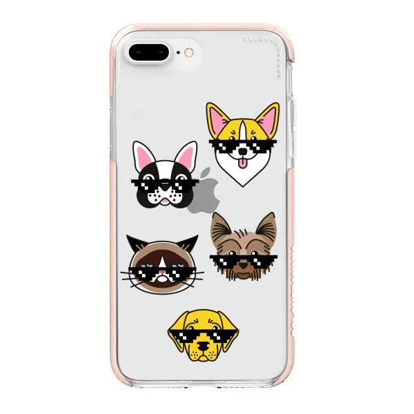 iPhone Case -  Dogs With Glasses
