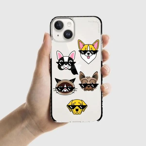 iPhone Case -  Dogs With Glasses