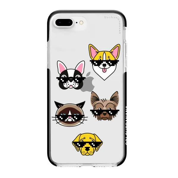 iPhone Case -  Dogs With Glasses