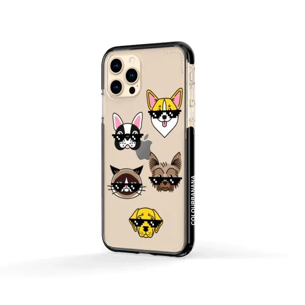 iPhone Case -  Dogs With Glasses