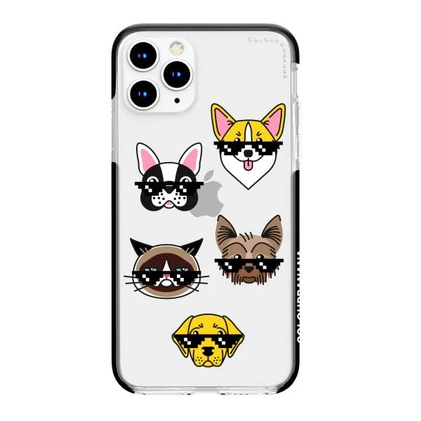 iPhone Case -  Dogs With Glasses