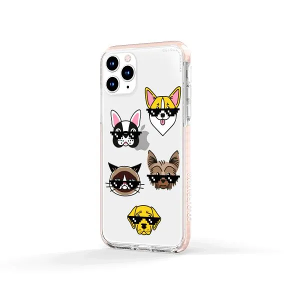 iPhone Case -  Dogs With Glasses