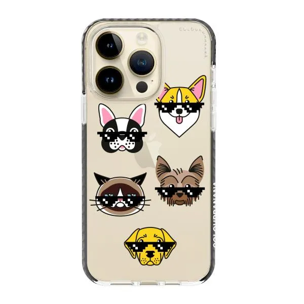 iPhone Case -  Dogs With Glasses