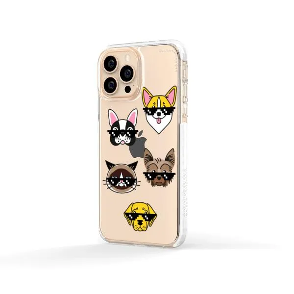 iPhone Case -  Dogs With Glasses