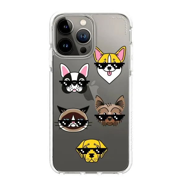 iPhone Case -  Dogs With Glasses