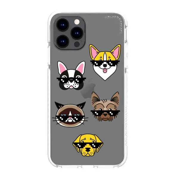iPhone Case -  Dogs With Glasses