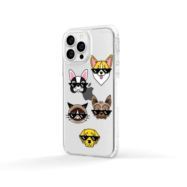 iPhone Case -  Dogs With Glasses