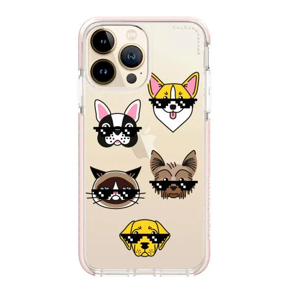 iPhone Case -  Dogs With Glasses