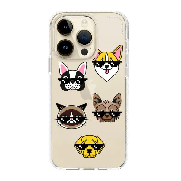 iPhone Case -  Dogs With Glasses