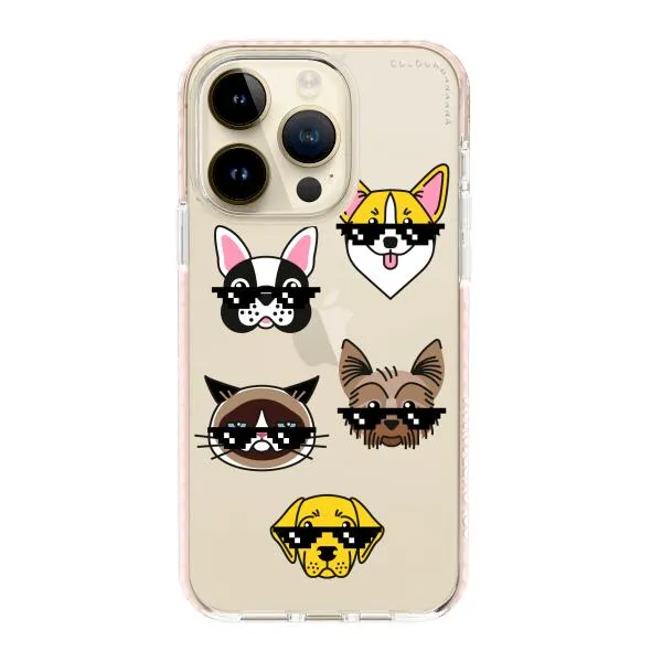 iPhone Case -  Dogs With Glasses