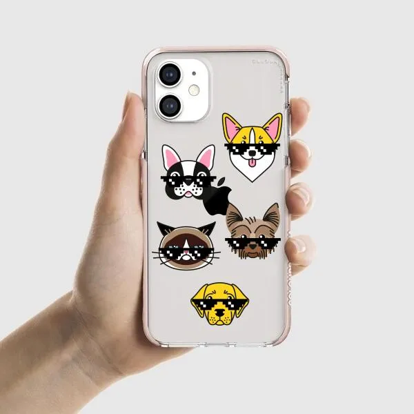 iPhone Case -  Dogs With Glasses