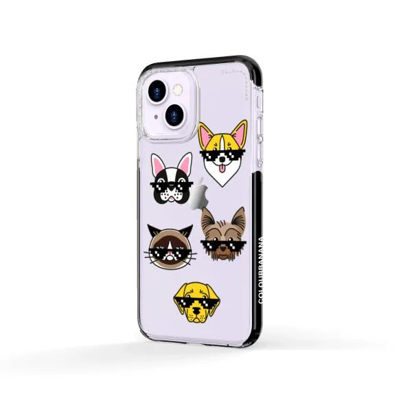 iPhone Case -  Dogs With Glasses