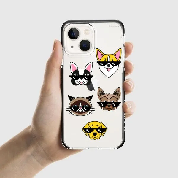 iPhone Case -  Dogs With Glasses