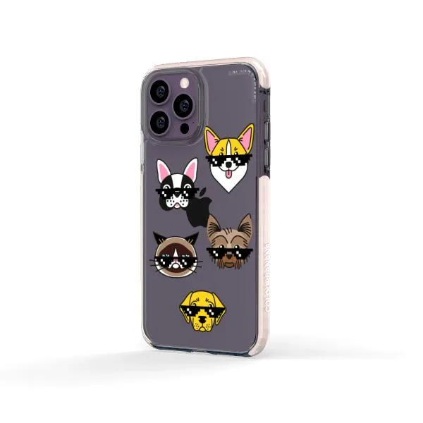 iPhone Case -  Dogs With Glasses