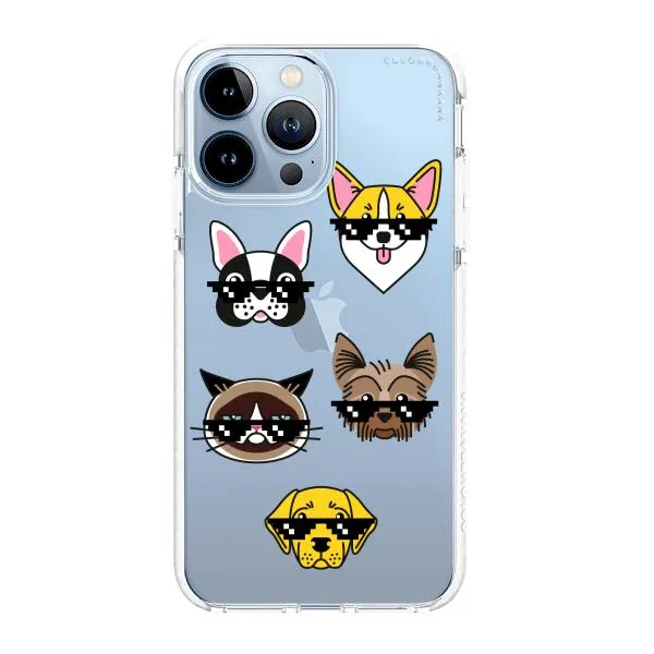 iPhone Case -  Dogs With Glasses