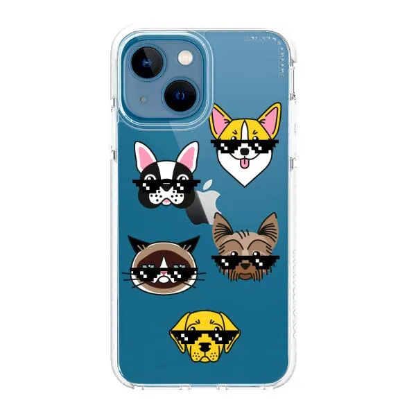 iPhone Case -  Dogs With Glasses