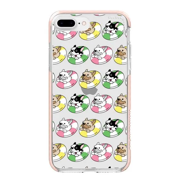 iPhone Case - Dogs with Pool Floats