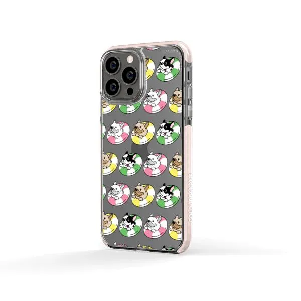 iPhone Case - Dogs with Pool Floats