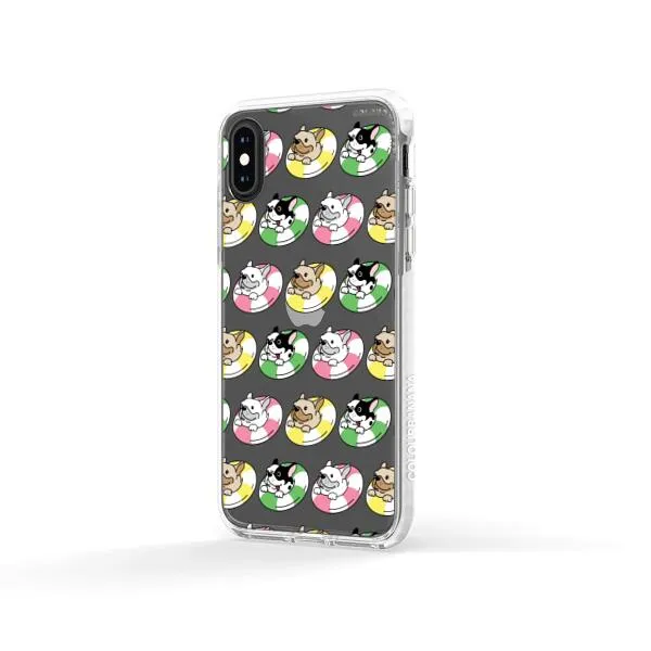 iPhone Case - Dogs with Pool Floats
