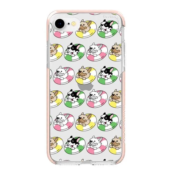 iPhone Case - Dogs with Pool Floats