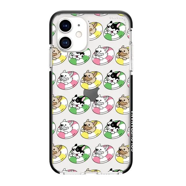 iPhone Case - Dogs with Pool Floats