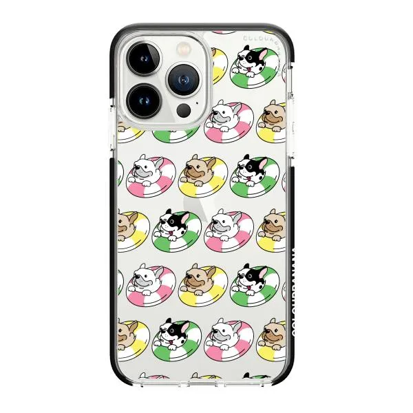 iPhone Case - Dogs with Pool Floats