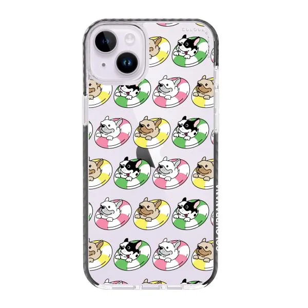 iPhone Case - Dogs with Pool Floats
