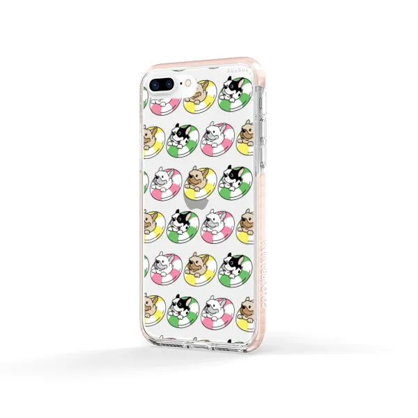 iPhone Case - Dogs with Pool Floats