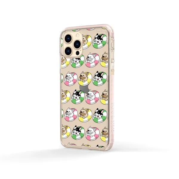 iPhone Case - Dogs with Pool Floats