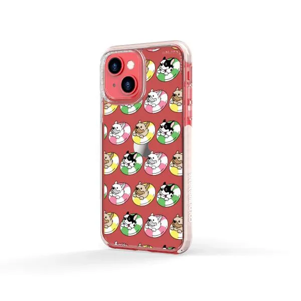 iPhone Case - Dogs with Pool Floats