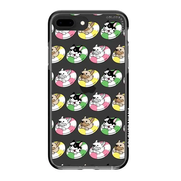 iPhone Case - Dogs with Pool Floats