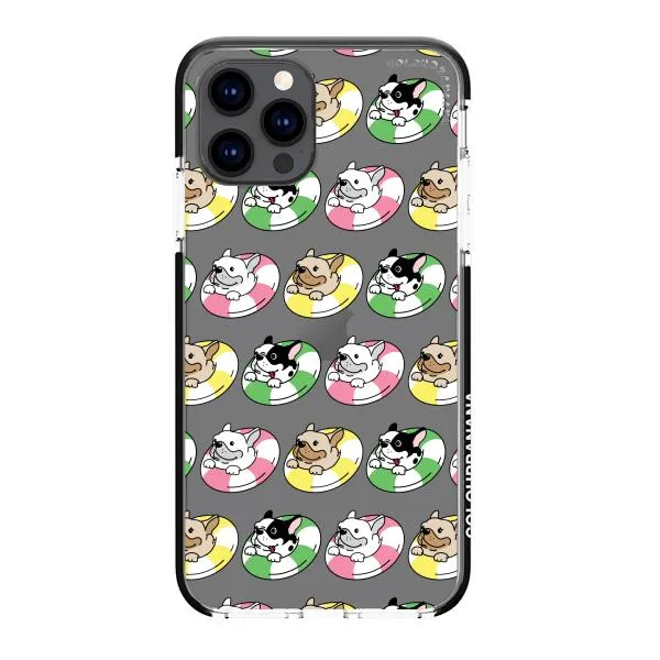 iPhone Case - Dogs with Pool Floats