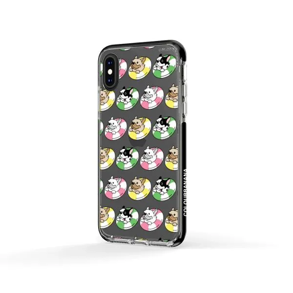 iPhone Case - Dogs with Pool Floats