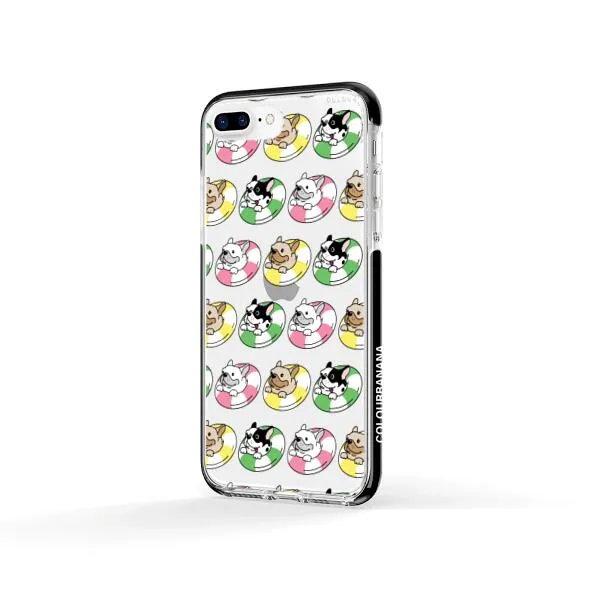 iPhone Case - Dogs with Pool Floats
